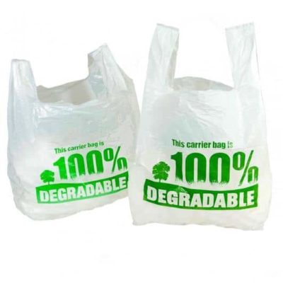 Degradable Vest Style Carrier Bags (Box of 2000)
